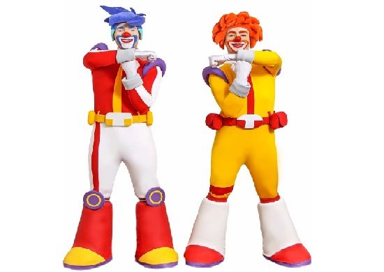 Palhaços Teleco & Teco fazem show em Guarulhos