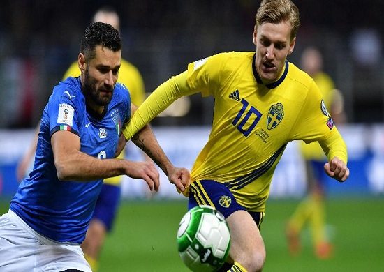 Itália empata e está fora da Copa do Mundo da Rússia