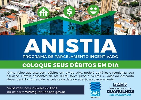 Prefeitura concede redução de até 100% em juros e multas para quitar dívidas