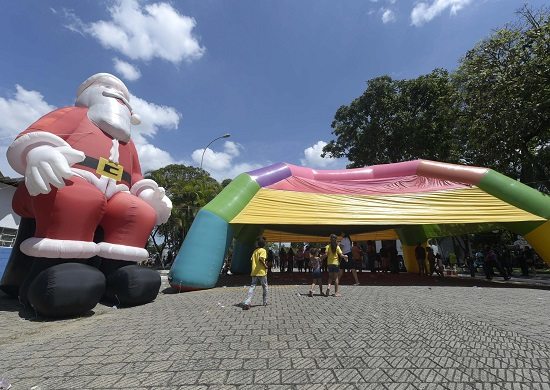 Festa “Natal Solidário 2017” reúne crianças no Paço