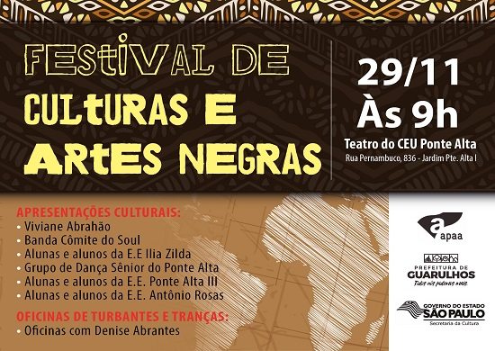Festival de Culturas e Artes Negras agita CEU Ponte Alta