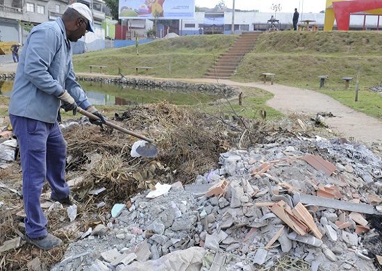 Prefeitura recolheu quase 7.500 toneladas de descarte irregular em 2017
