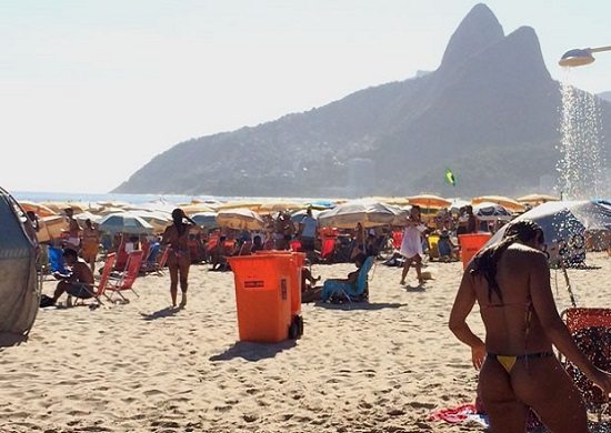 Sensação térmica pode chegar a 45°C no Rio de Janeiro