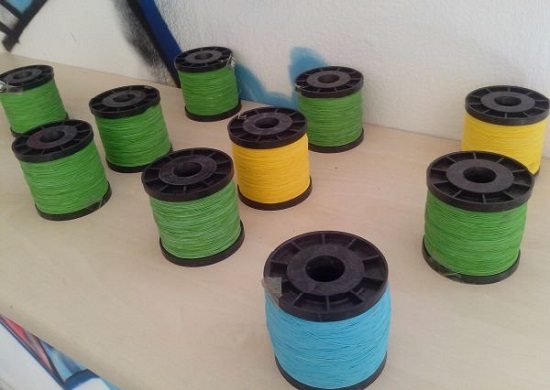 Pipas com linha chilena são utilizadas dentro do Paço Municipal