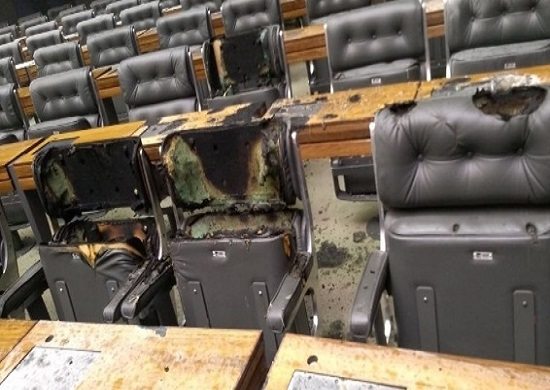 Câmara dos Deputados tem princípio de incêndio