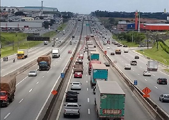 Implantação do novo trevo Jacu Pêssego traz mudanças no trafego da Via Dutra em Guarulhos