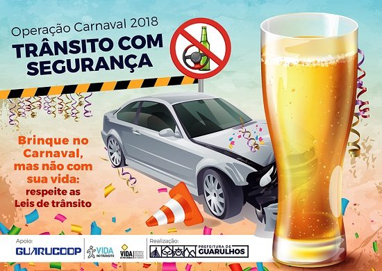 Guarulhos terá operação de segurança no trânsito no Carnaval