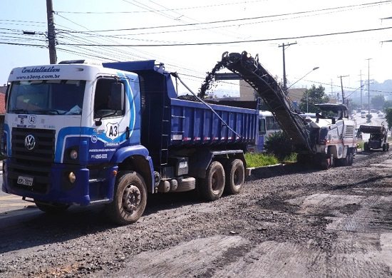 Obras do ‘Pavimenta GRU’ estão em andamento na Avenida Venturosa