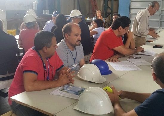 Proguaru reúne profissionais no canteiro de obras da nova sede própria do Legislativo