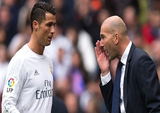 Depois da partida, Zidane justifica substituição de Cristiano Ronaldo