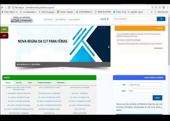 PREFEITURA RESOLVE PRONUNCIAR-SE SOBRE O PROBLEMA OCORRIDO NO PORTAL DO SERVIDOR