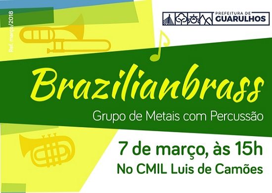 CMIL Luís de Camões recebe grupo de metais e percussão no dia 7