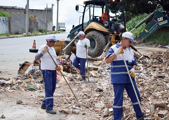 Prefeitura retira 168 toneladas de resíduos das ruas em fevereiro