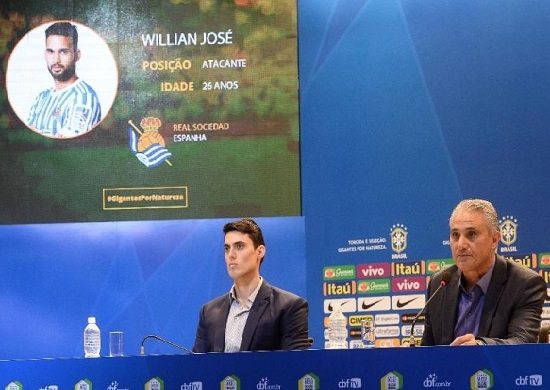 Willian José e Talisca são novidades na convocação de Tite para jogos contra Rússia e Alemanha