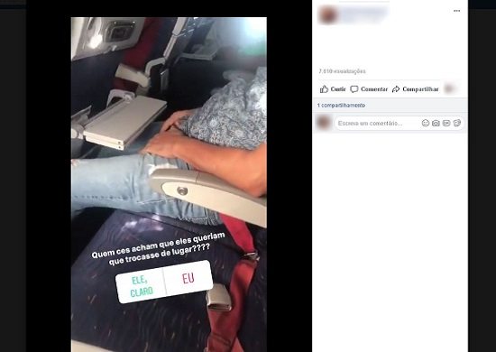 Passageira filma homem se masturbando em voo entre MG e SP
