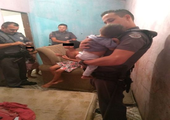 Polícia militar resgata crianças vítimas de abandono e maus tratos no Jardim Lenize