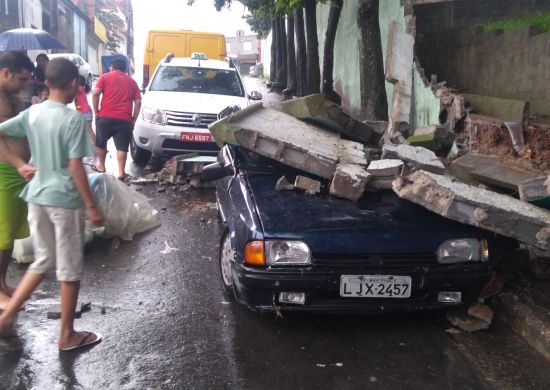 Chuva intensa causa estragos no Jardim Nova Cidade…assistam ao vídeo