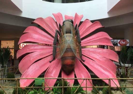 Exposição de insetos gigantes é atração em Mogi das Cruzes