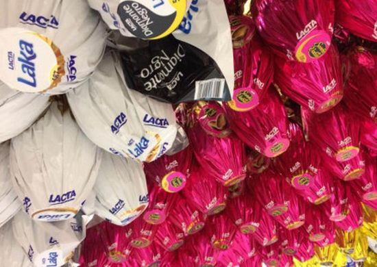 Ovos de Páscoa reduziram até 32% no tamanho