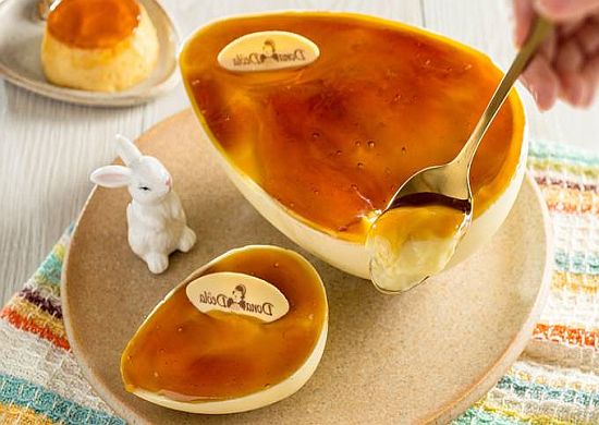 Ovo de Páscoa recheado de pudim é a novidade da vez