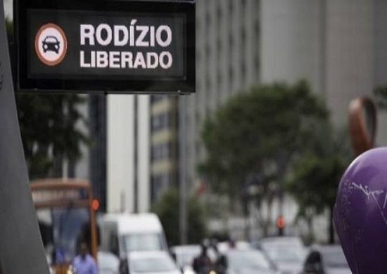Rodízio será suspenso no feriado prolongado do Dia do Trabalhado
