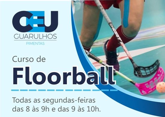 CEU Pimentas abre inscrições para curso de Floorball