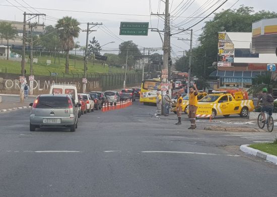 STT realiza testes operacionais para implantar faixa exclusiva de ônibus em Cumbica