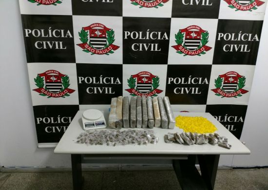 Dupla é presa com 10 tijolos de maconha e 620 porções de entorpecentes na zona norte de SP