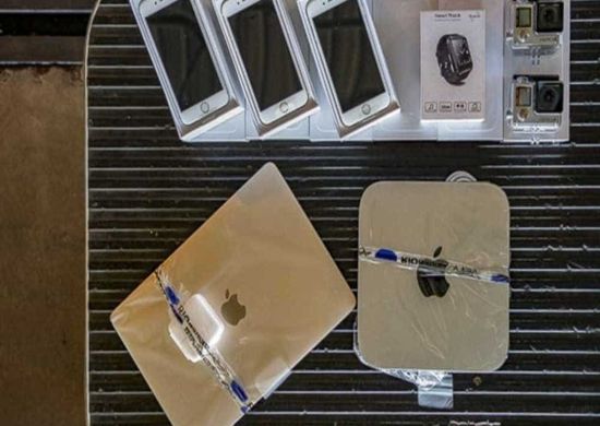 Receita Federal realiza leilão online com lotes de iPhone e MacBook