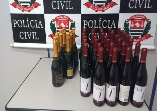 Homem é preso por falsificar rótulos de vinho para revender mais caro em São José