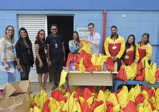 Fundo Social recebe doação de produtos de empresa de logística