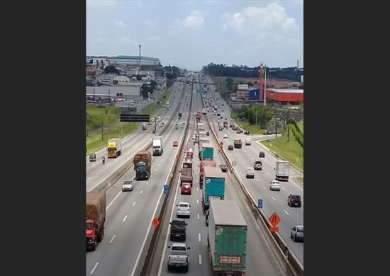 Mudanças de tráfego na Rodovia Dutra a partir de domigo(20) para obras da Jacupêssego