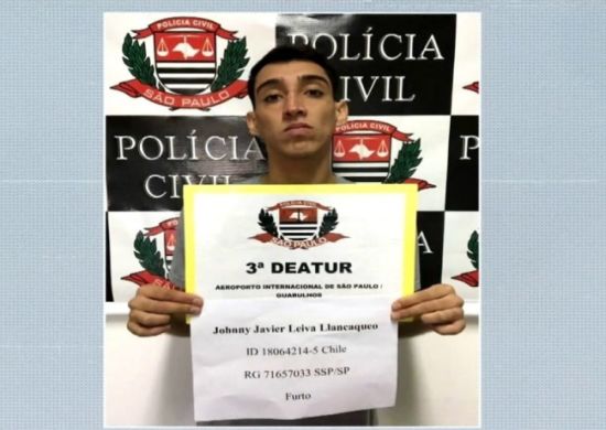 Chileno é preso por furtar computadores de passageiros no aeroporto de Guarulhos