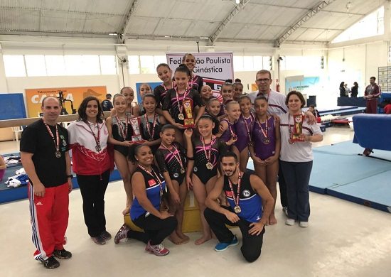 Equipe de ginástica artística conquista o bronze no Paulista