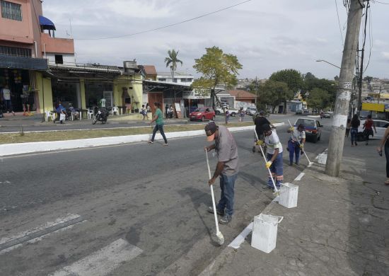 PREFEITURA INFORMA: Vias da cidade ganham nova pintura de solo esta semana