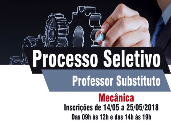IFSP de Guarulhos divulga novo Processo Seletivo de Docente na área de Mecânica