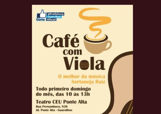 Teatro Ponte Alta recebe mais um encontro do Café com Viola