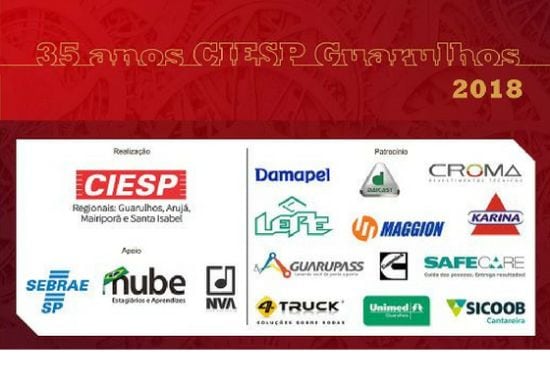 CIESP GUARULHOS comemorará os 35 anos da entidade