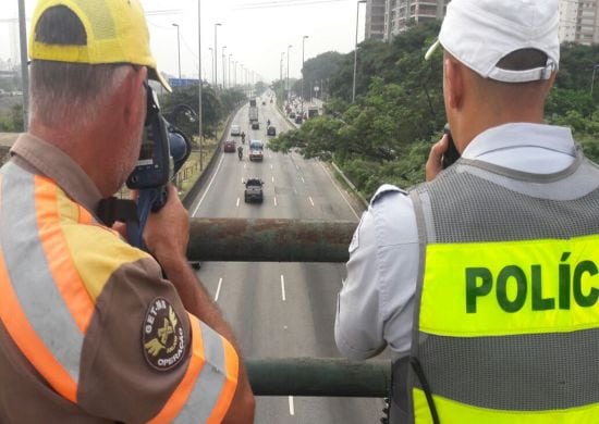 PM e CET fazem ação conjunta na Marginal Pinheiros nesta terça(26)