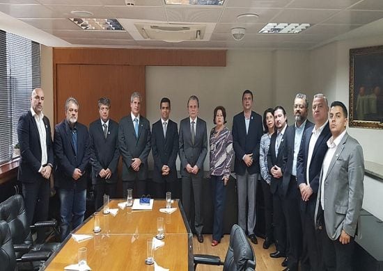 Dirigentes da Proguaru participam de reunião no Tribunal de Contas