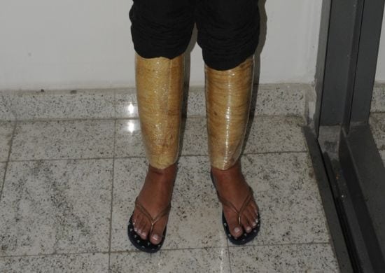 PF apreende cocaína com passageira em Guarulhos