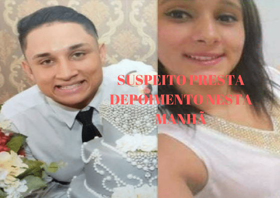 Suspeito de matar a ex-esposa presta depoimento nesta manhã
