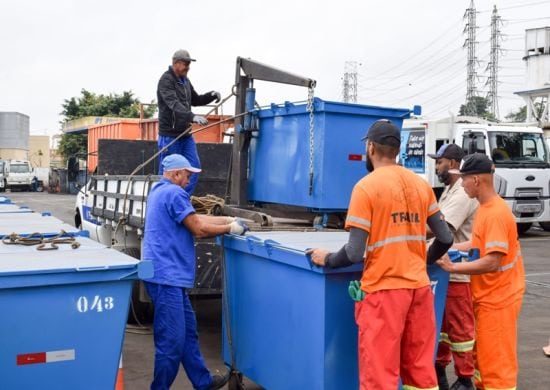 Prefeitura informa troca de containeres na cidade