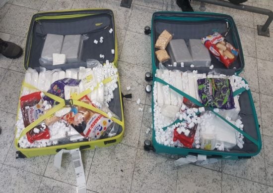 PF prende mulher com 40 kg de cocaína no aeroporto de Guarulhos