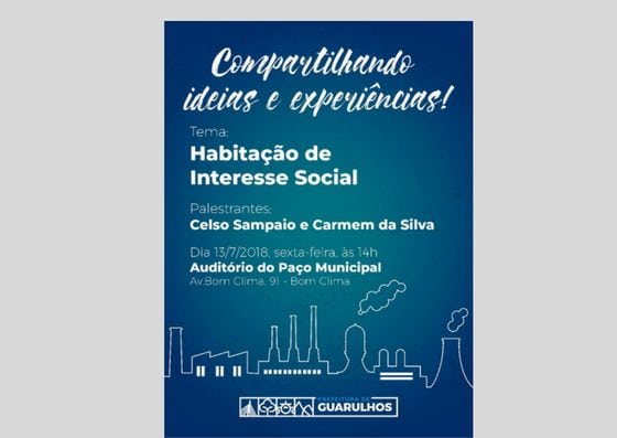 Palestra da SDU discute habitação de interesse social nesta sexta(13)