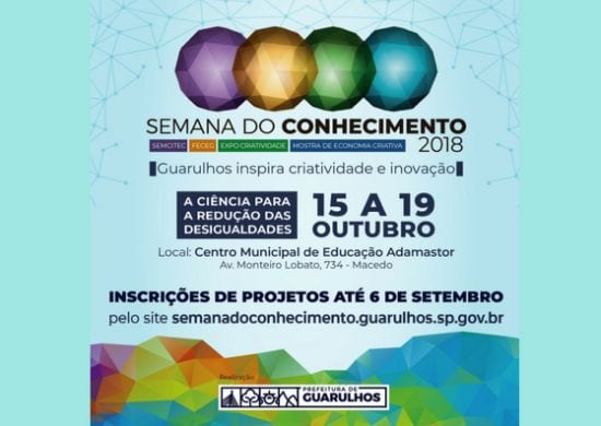 Semana do Conhecimento 2018 segue com inscrições abertas