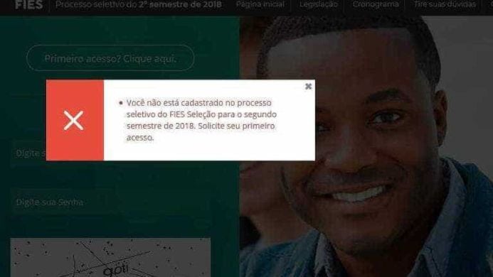 Falha do MEC barra inscrição de alunos do Fies no segundo semestre