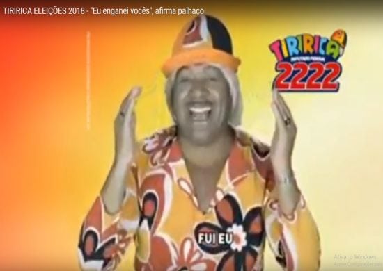 ‘Enganei você’, diz Tiririca ao voltar a pedir votos como deputado