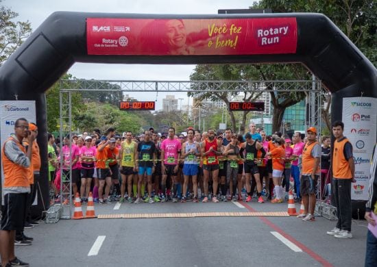 Milhares de pessoas correm para fazer o bem na 4ª edição do Rotary Run
