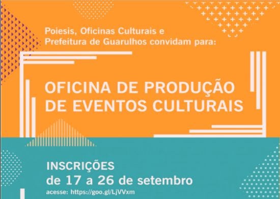 Inscrições para oficina de produção de eventos seguem até o dia 26